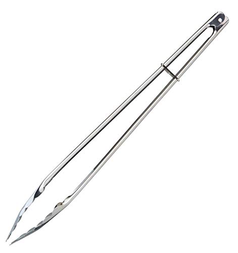 KitchenCraft Large Stainless Steel Food Tongs, 40 cm (15.5')