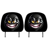 Kopfstützenabdeckungen für – 2 Stück, waschbarer Schutz | einfacher Montagestoff | Neues Reisedesign | Thema für Taxifahrzeuge | Passagier-Wohnwagen Option C