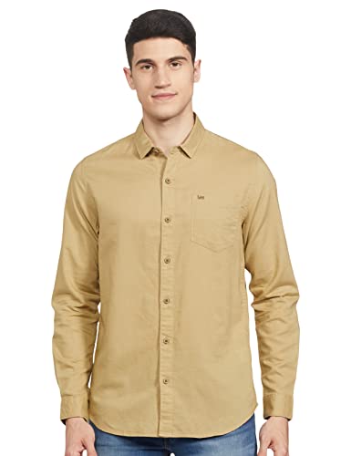 Image of Lee Men's Solid Slim Fit Shirt