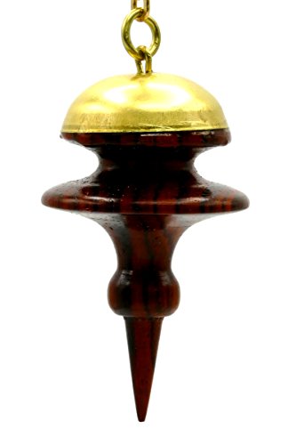 ilhorin Pendule Tibétain (pendule divinatoire - radiesthésie) en bois précieux brun rouge et...