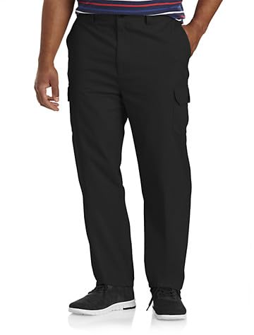 Harbor Bay by DXL Men's Big and Tall Continuous Comfort Cargo Pants