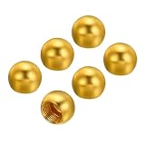 Home and Garden Parts 6pcs M10 Lamp Finial Cap Knob Decoration for Lamp Harp Top Electrophoresis Gold #CN/251024/11186