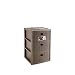 Stefanplast Cassettiera 3 Cassetti Elegance Rattan in Polipropilene, Tortora, Cm 39 X 37 X 60 H