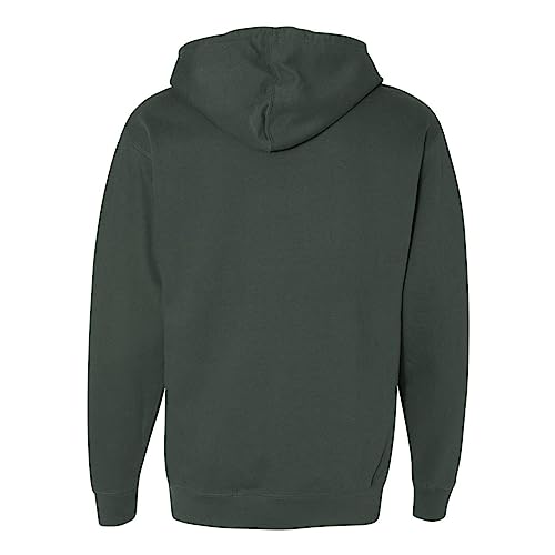 Independent Trading Co. Midweight Hooded Pullover Sweatshirt M Alpine Green2