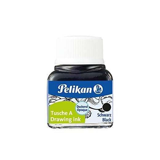 Tinta china pelikan negra bote de 10 ml