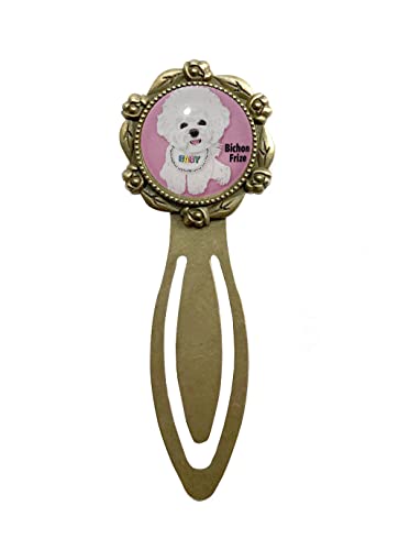 ビションフリーゼ ベイビー PK ブックマーカー 犬 クリップ イヌ ブックマーク しおり 犬