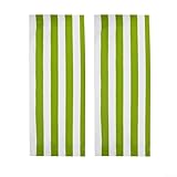 Oniissy Ersatztuch für Strandliege, Polyestergewebe, 120 x 45 cm, wasserabweisend, doppelseitig, Obstgrün und Weiß, für Gartenmöbelabdeckungen (2 Stück)