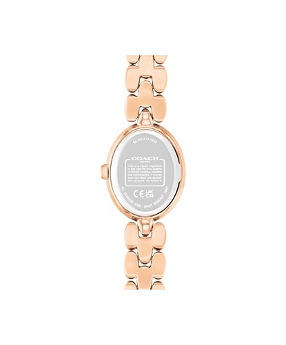COACH Women's Sammy 2H Quartz Bracelet Watch, 22.5mm Petite Oval Case, Premium Fashion, Everyday Wear - Gift for Her