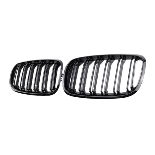 Rejilla frontal negro brillante que soluciona el desgaste del parachoques de tu coche X6