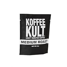 Koffee Kult Medium Roast Whole Bean Coffee - Premium Arabica Coffee Beans for Caffeine Enjoyers Seeking Bold, Rich Flavor and Aroma in Every Cup - Perfect for Brewing Enthusiasts Whole Bean, 2oz