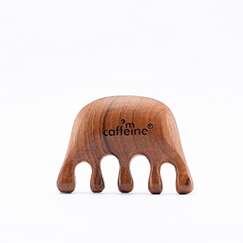 mCaffeine Travel-Friendly Head Massage Comb | Made of Teakwood | Stimulates Roots & Improves Blood Circulation mCaffeine Travel-Friendly Head Massage Comb | Made of Teakwood | Stimulates Roots & Improves Blood Circulation