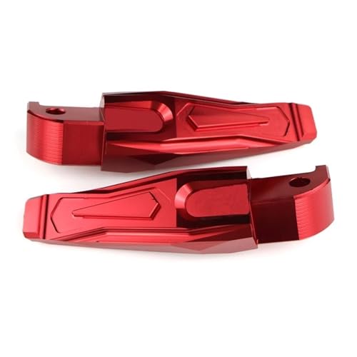 Repose-pieds arrière CNC en alu rouge pour moto Yamaha FZ1
