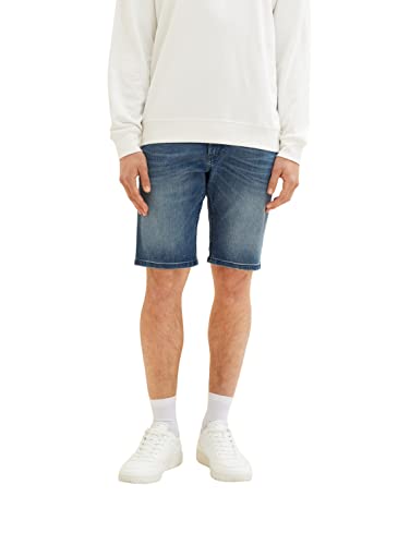 TOM TAILOR Bermuda Jeans Uomo | Corti, Comodi, Casual | Con Tessuti Sostenibili BE PART