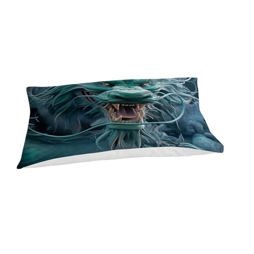 Housse de couette dragon imprimé 3D le cadeau idéal pour le lit single d'un garçon - 7