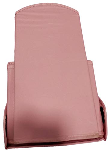 Image of Folding Storage Toy Box Seat Stool for Kids 728 (Pink) Fibreboard 24.5x21x40 CM