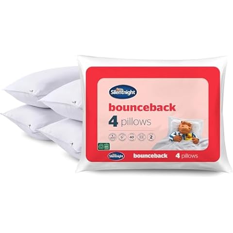 Silentnight Luxury Bounceback Pillows 4 Pack Cover