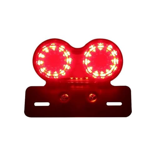Luces señal integrada para moto Yamaha con luz trasera de freno activa y porta matrícula