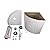 Renovators Supply Manufacturing Corner Toilet Part White Ceramic Sheffield Dual Flush Corner Toilet Tank Only