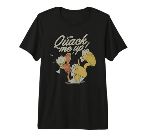 T-shirt Donald Duck Disney Premium en coton peigné durable et finitions haut de gamme