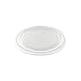 DL-pro Universal Mikrowellenteller 24,5cm Glatt Drehteller Drehscheibe Teller Glasteller Glasplatte Glasdrehteller 245mm Rund Ersatz für Microwelle Mikrowelle