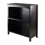 Winsome Terrace Storage Shelf 3-Tier Wide in Espresso, 26-Inch