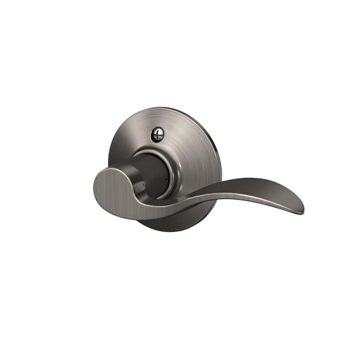 Image of SCHLAGE Lock Company F170ACC620LH Acc 620 SCHLAGE F170 Lh Dummy Door Lever, 2.72 in Projection X 4-1 /8 in L, Long, Antique Pewter