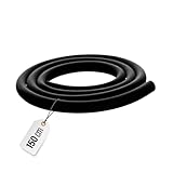 Tubo in Silicone Dark Shisha Nero 150âŻcm per Narghilè | Universale, Lavabile e Flessibile | Alta QualitĂ + CompatibilitĂ Totale | Accessorio Essenziale Hookah