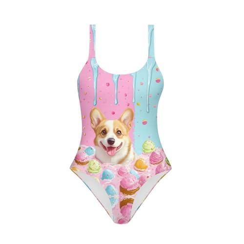 Image of Uourmeti Girls' One-Piece Swimwear Halter Bathing Suit Big Kids Summer Beach Swim Suits Swimming Wear