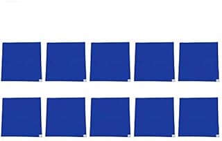 10 alfombrillas adhesivas para sala limpia, 30 capas, color azul, de alta viscosidad, para suelo, 18 x 36 pulgadas