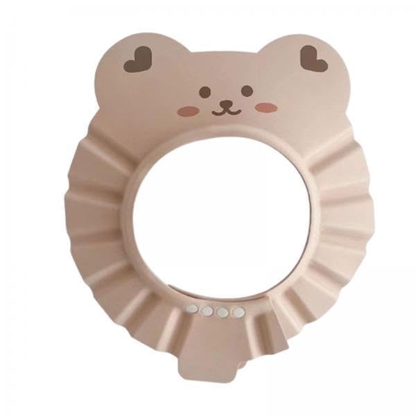 5xBaby Shower Cap Reusable Adorable Flexible Lovely for Unisex Kids Boy Girls Bear-image-33