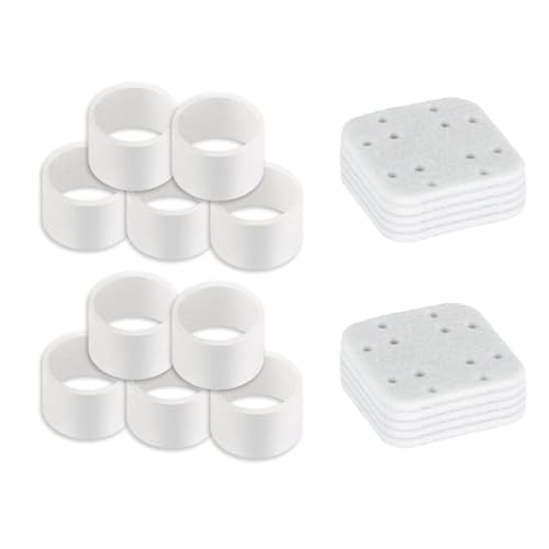 Sehuby Filtros humidificadores, 20 filtros de repuesto para humidificador LV600S LV600HH, almohadillas de absorción mineral, filtro de esponja, pieza de repuesto para humidificador