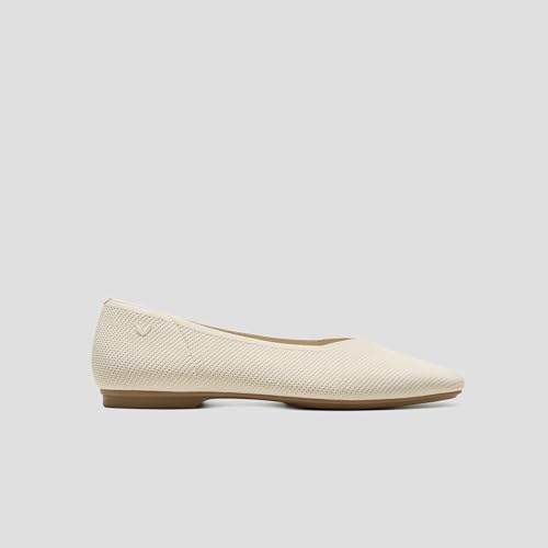 Image of VIVAIA Margot 3.0 Newly Upgraded Women's Ballet Flats Comfortable Square-Toe V-Cut Flats Casual Dress Washable Sustainable Shoes