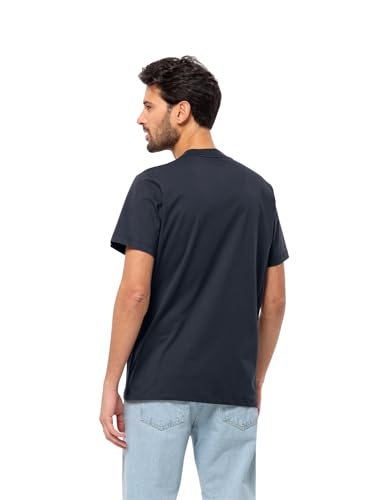 Jack Wolfskin Herren Essential M T Shirt Shortsleeve, Night Blue, S EU – Ansicht 5