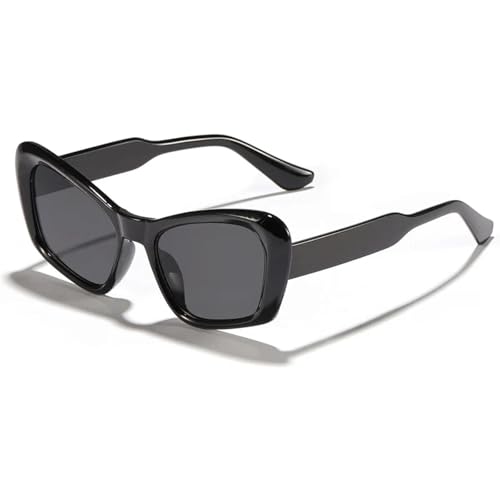 Lunettes de soleil rétro œil de chat à monture tendance et verres UV400
