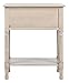 SAFAVIEH Home Collection – Primrose Greige Console Table with Three Drawers & Shelf, Classic Contemporary Storage Console, Compact Entryway Design (CNS5707D)