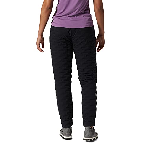 Mountain Hardwear Calça feminina com stretch padrão, preta, GG x regular