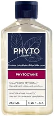 PHYTO PHYTOCYANE Women Invigorating Shampoo, Fortifying Densifying Treatment Shampoo, 8.45 fl.oz..