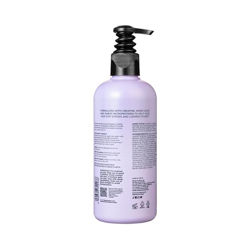 Reincarnation Bond Restoring Purple Shampoo - Strengthening Daily Brightening Shampoo for Silky Soft, Shiny Blonde hair (300 ml) - by Bleach London - Image 3