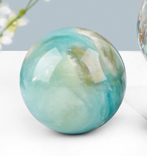Crystal Ball Sky Blue Ball high-end Crafts Home Decoration Ornaments,45~55mm