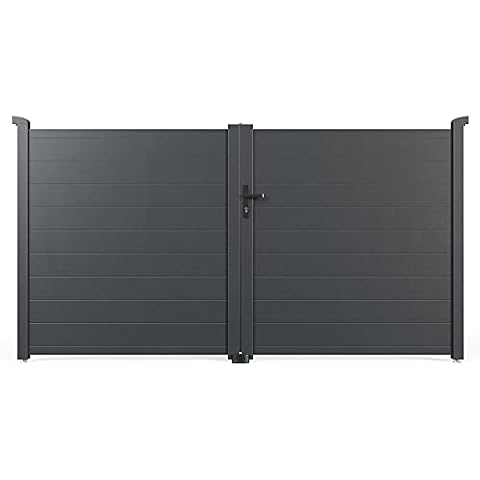 BillyOh Valencia Aluminium Double Swing Driveway Gate Cover