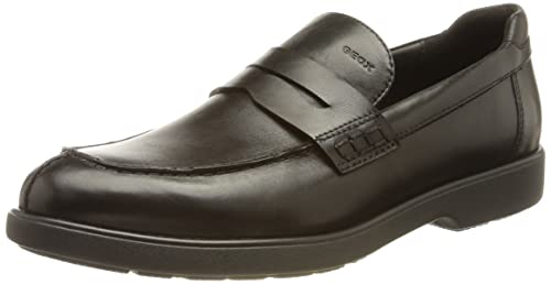 Geox U Spherica Ec11 C, Mocasines para Hombre, Negro (Black), 41 EU