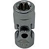 CTA Tools 2476 E10 Star Socket with U-Joint: Low-Profile 1/4 Drive E-Torx Socket, Compatible with BMW & Mercedes-Benz, Hard-to-Reach Fasteners