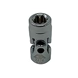 CTA Tools 2476 E10 Star Socket with U-Joint: Low-Profile 1/4