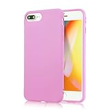 iPhone 7 Plus Case / iPhone 8 Plus Case, technext020 Shockproof Ultra Slim Fit Silicone TPU Soft Gel Rubber Cover Shock Resistance Protective Back Bumper for iPhone 7 Plus / iPhone 8 Plus Lavender