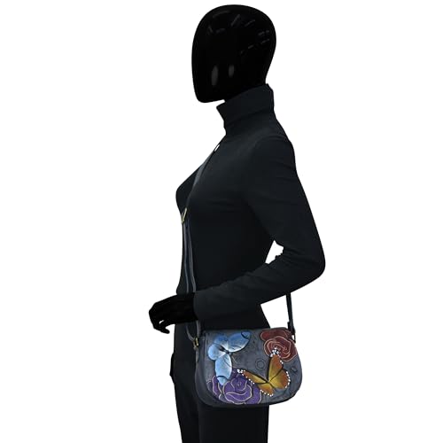 Image of Anna by Anuschka Women's Crossbody Saddle Bag