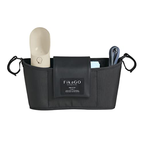 Image of FikaGO: Free to GO: Stroller Organizer. A Stylish Way to Carry Your Pets Necessities While on The go.