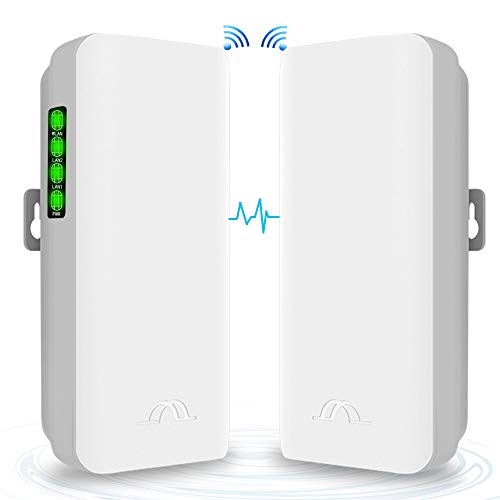 CPE220 5.8G Wireless Bridge PTMP WiFi PTP Point to Point Access Outdoor Network CPE 2KM Transmission Distance with 12DBi High-Gain Antenna 2 LAN 100MBps Ethernet Port 24V PoE Adapter CPE220 5.8G Wireless Bridge PTMP WiFi PTP Point to Point Access Outdoor Network CPE 2KM Transmission Distance with 12DBi High-Gain Antenna 2 LAN 100MBps Ethernet Port 24V PoE Adapter