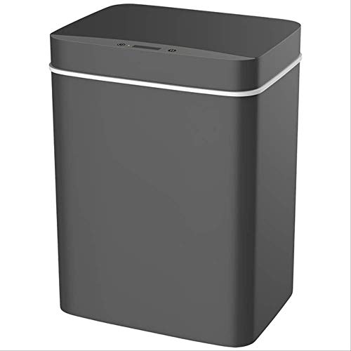 Vimmor Pattumiera Intelligente da 15 Litri Pattumiera da Cucina con Movimento A Induzione Touchless Pattumiera Ecologica Ad Ampia Apertura Nero 15L