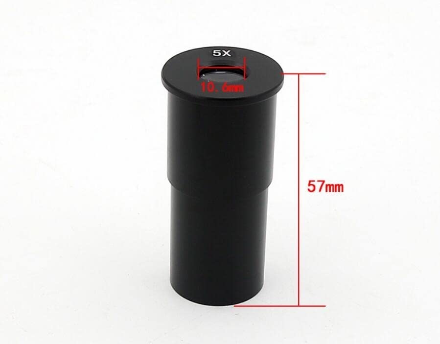 Microscope 5X 10X 12.5X 16X Biological Microscope Optical Eyepiece Lens, Size 23.2mm(1pc H5X)
