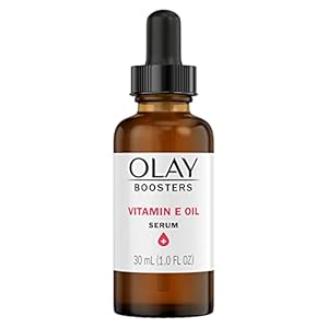 Olay Vitamin E Oil Serum, Nourishing Hydration Booster, Fragrance-Free, 30mL (1.0 Fl Oz)